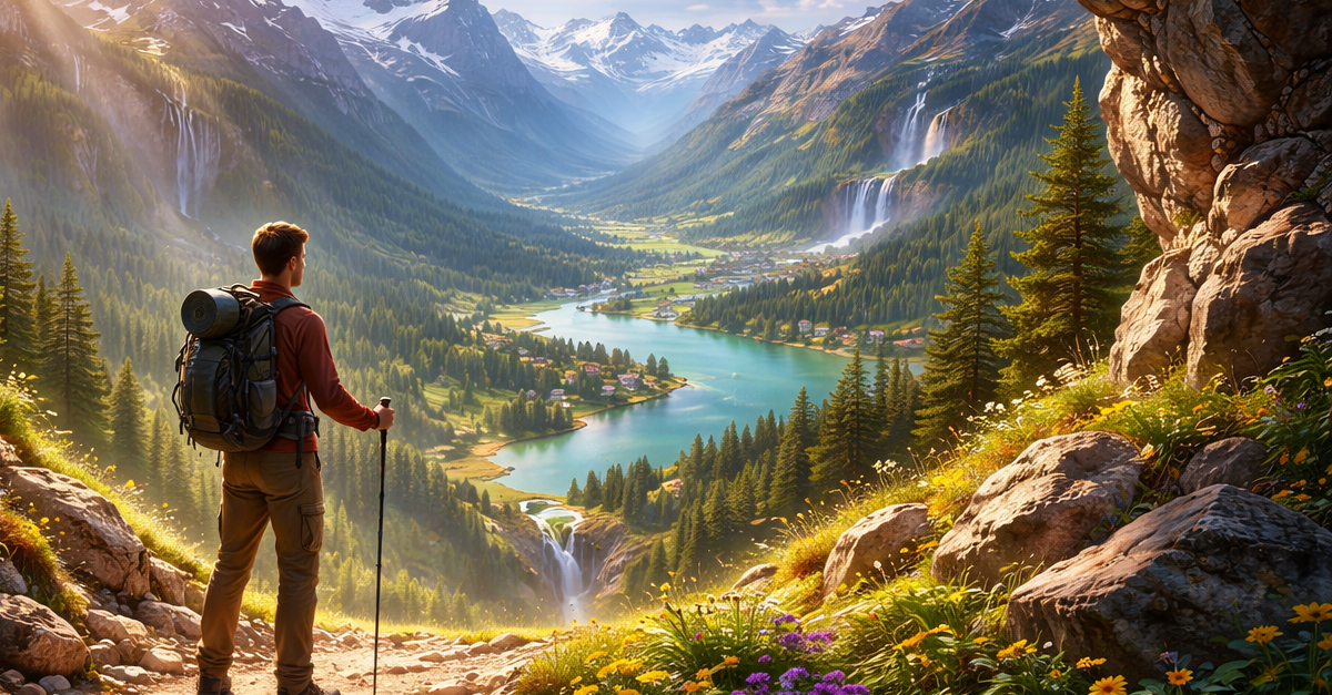 Diagram showing a large language model evaluating retrieved web pages inside a context window.