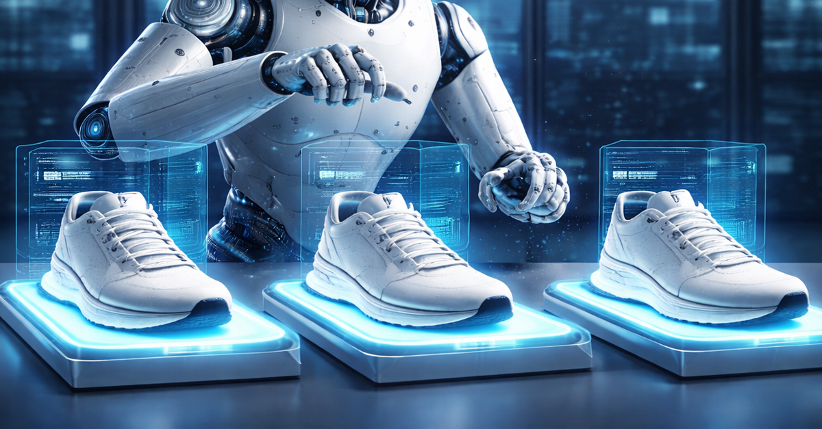 An AI assistant ignoring a cluttered page while selecting a structured alternative.