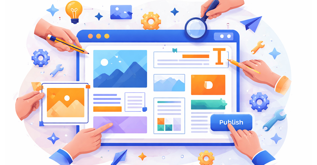 Team refining detailed content outlines to improve AI SEO visibility signals.