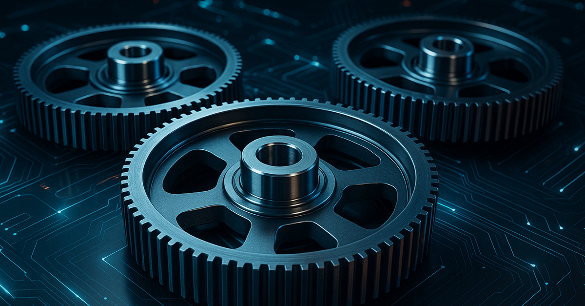Illustration of an AI SEO flywheel showing anchor and satellite content reinforcing each other