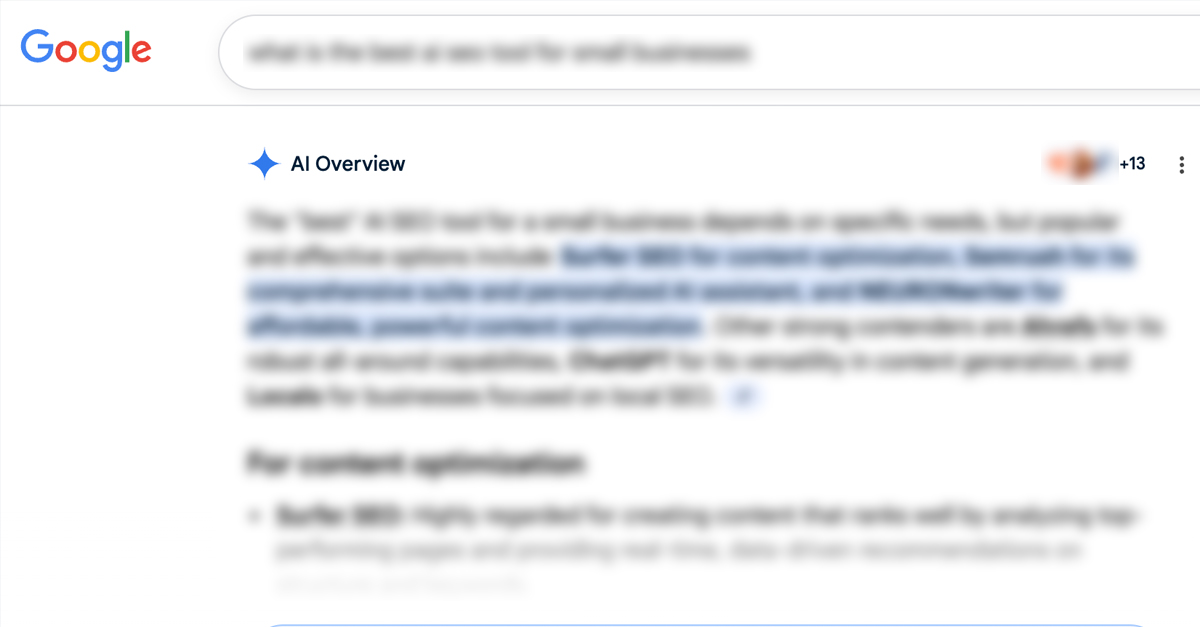 Illustration of an AI search summary highlighting a quoted answer capsule