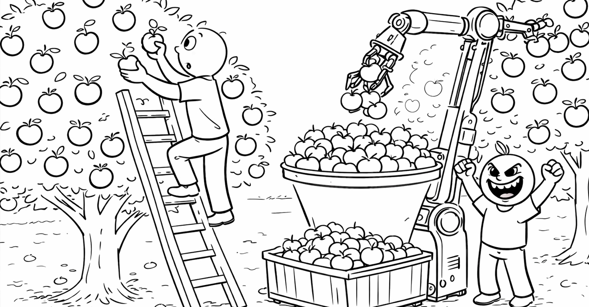 Search performance chart illustrating higher organic click-through rate from better snippet packaging.