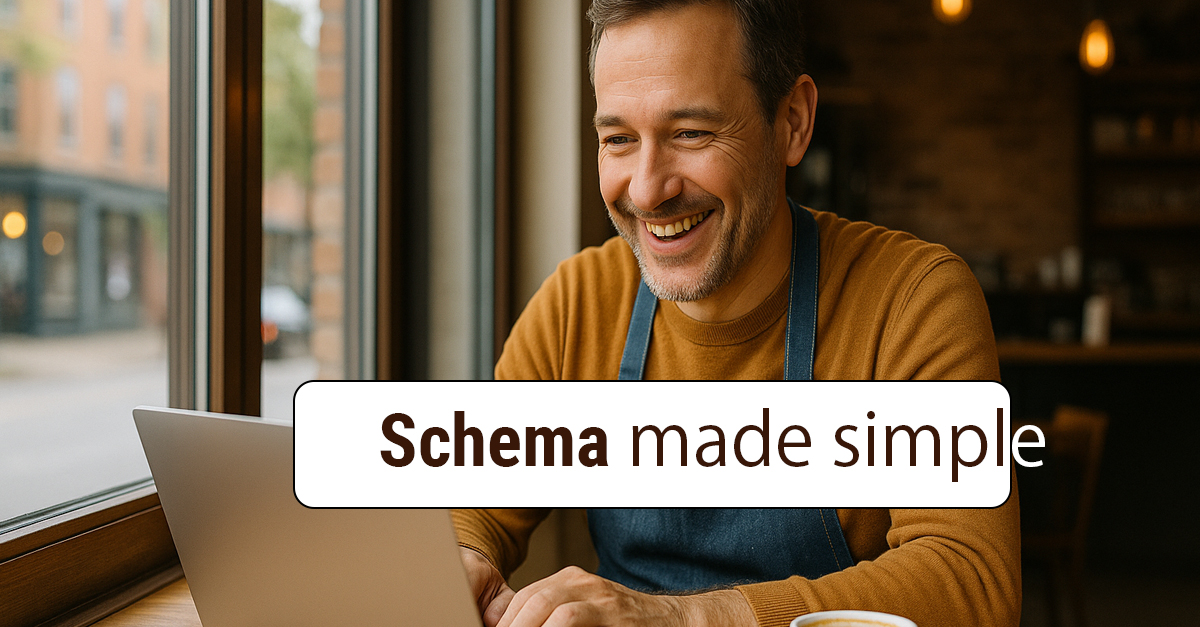 Schema markup connecting website entities for AI search understanding